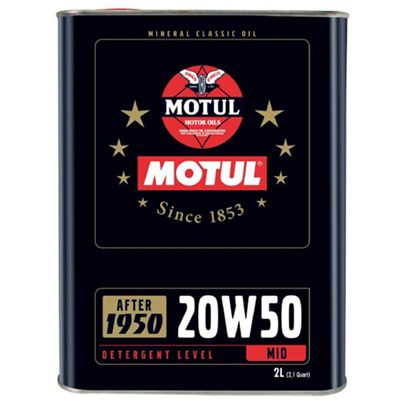 שמן מנוע לרכבי אספנות MOTUL CLASSIC 20W-50
